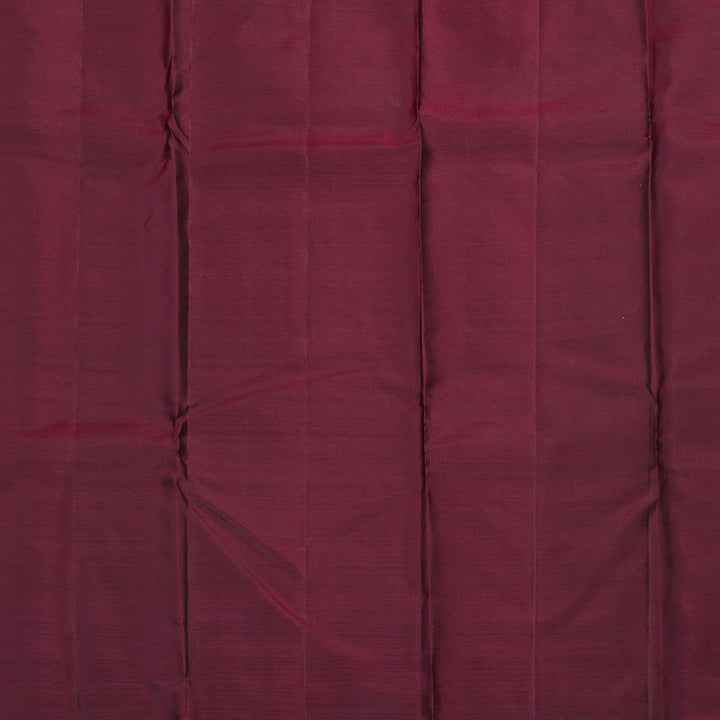 Hayagrivas Handloom Pure Kanjivaram Silk Saree in Vivid Burnt Orange KBE304E9-2