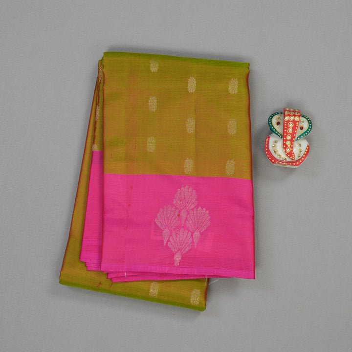 Hayagrivas Handloom Pure Kanjivaram Silk Saree in Stunning Mandhalir KBE304E9-5