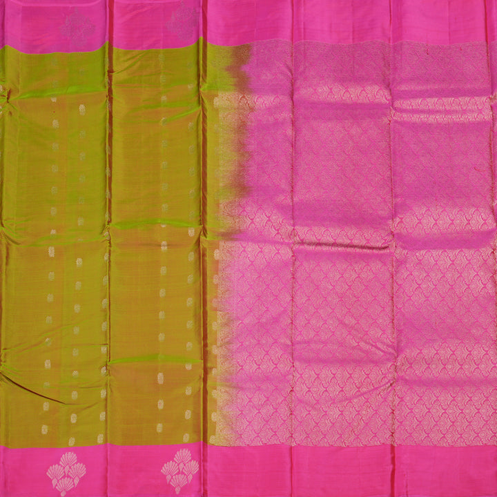 Hayagrivas Handloom Pure Kanjivaram Silk Saree in Stunning Mandhalir KBE304E9-5