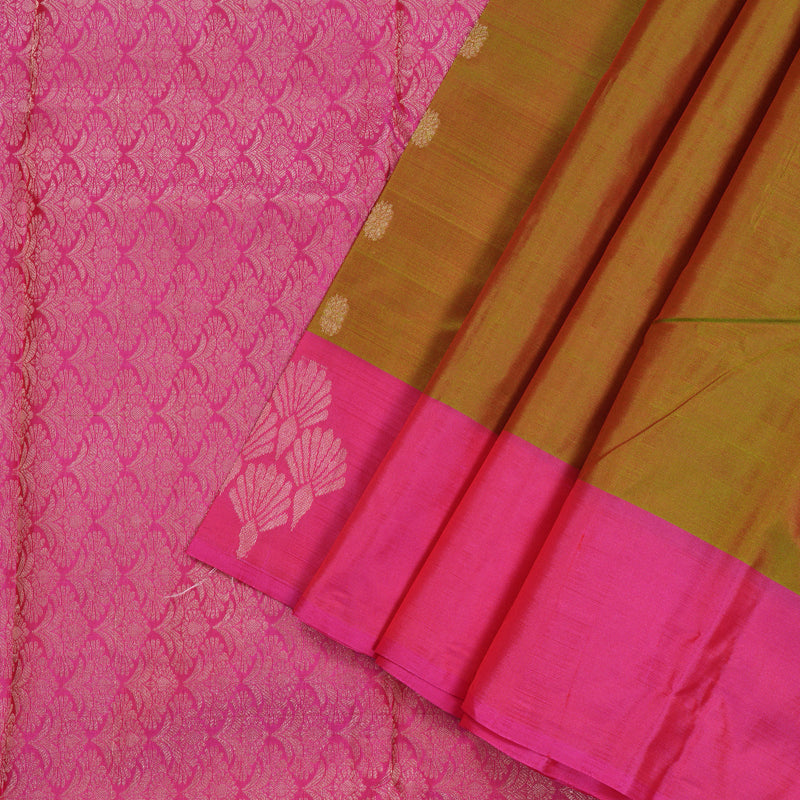 Hayagrivas Handloom Pure Kanjivaram Silk Saree in Stunning Mandhalir KBE304E9-5