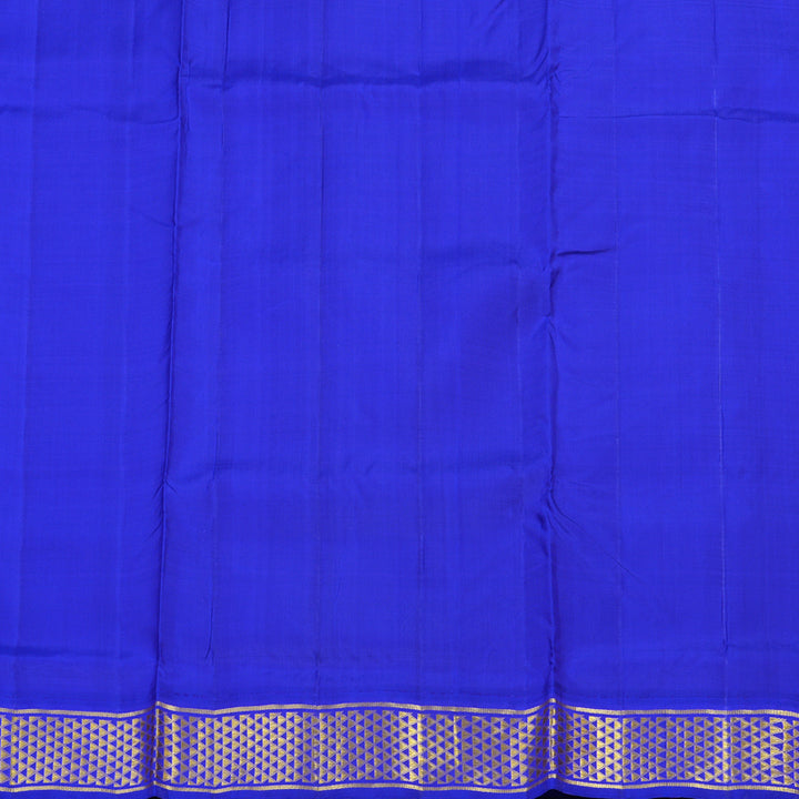 Hayagrivas Handloom Pure Kanjivaram Madisar Ten Yard Silk Saree in Vivid Fluorescent Green KBE309E4-4