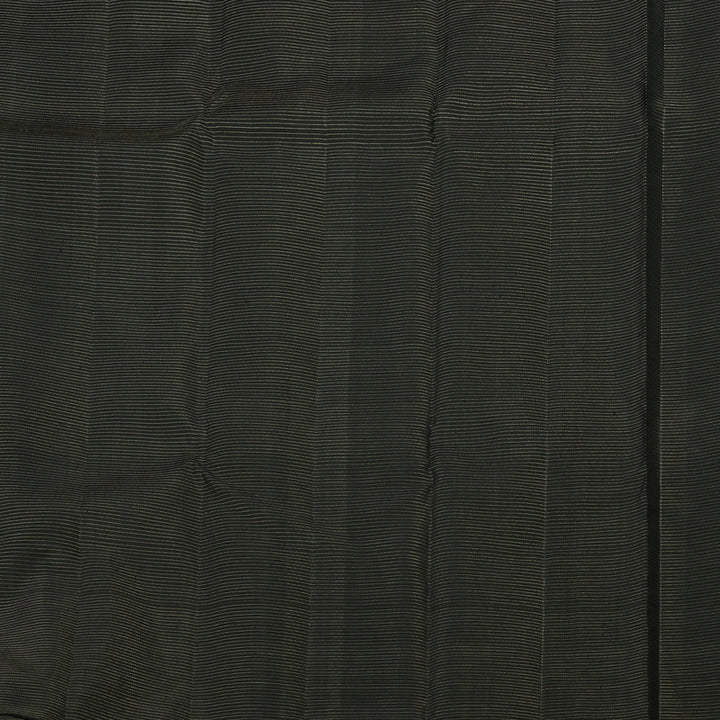 Hayagrivas Handloom Kanjivaram Jari checks silk saree in Black KBE312E8-1