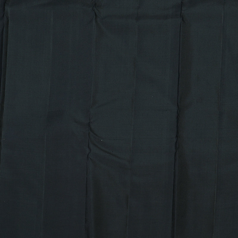 Hayagrivas Handloom Pure Kanjivaram Silk Saree in Royal Black KBE312E9-1