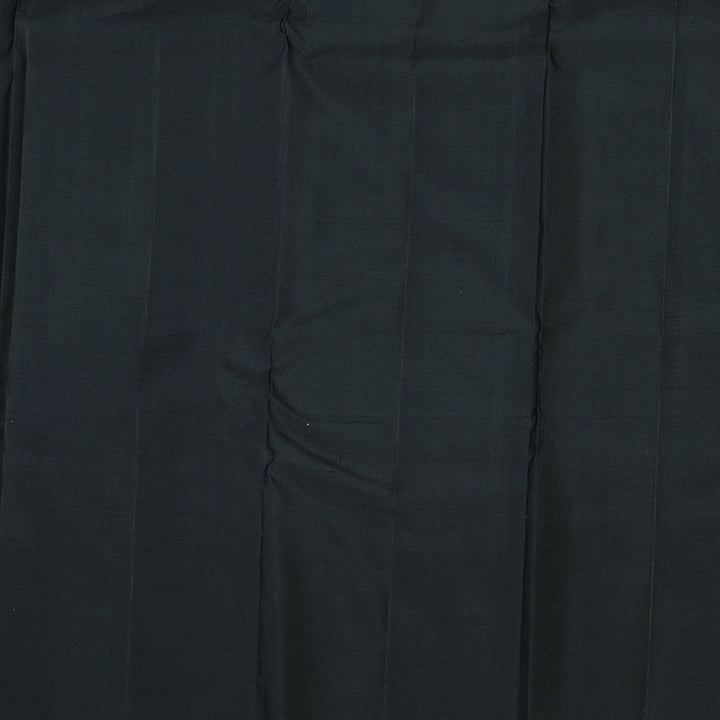 Hayagrivas Handloom Pure Kanjivaram Silk Saree in Royal Black KBE312E9-1