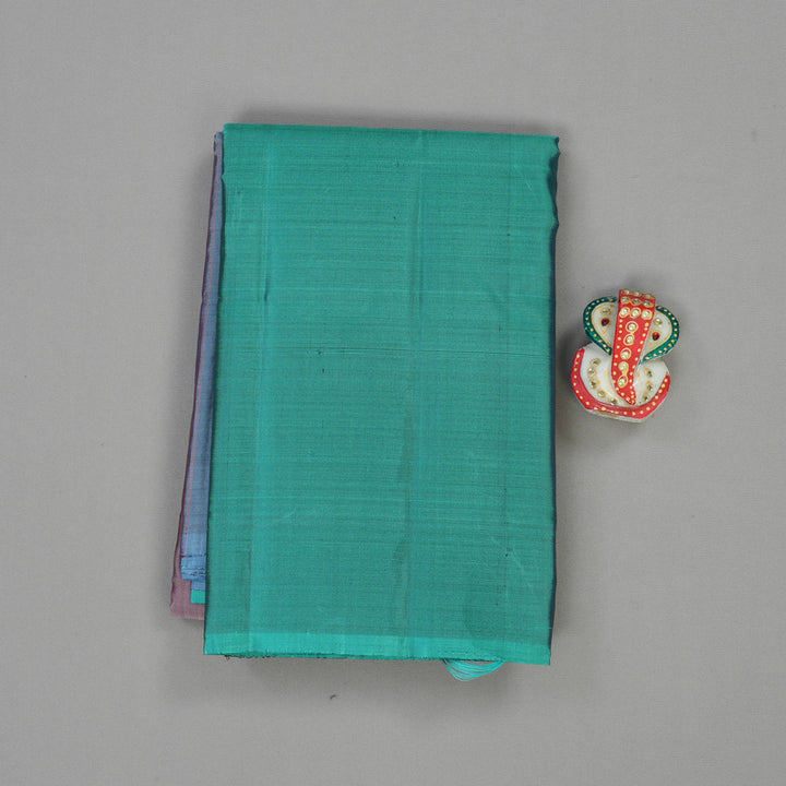 Hayagrivas Muppagam(Sky Blue,Rosewood Pink And Teal Blue) Handloom Kanjivaram Silk Saree KBE317E1-17