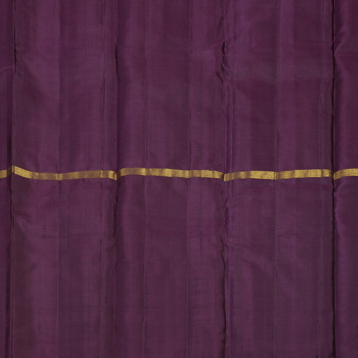 Hayagrivas Mubagam (Pink,Sandal And Plum Purple) Handloom Kanjivaram Silk Saree KBE317E1-24