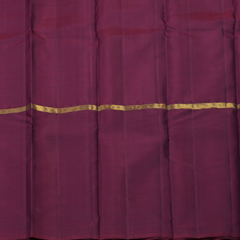 Hayagrivas Handloom Pure Kanjivaram Silk Saree in Mesmerizing Mubagam (Bottle Green, Honey Mustard And Wine Maroon) KBE317E1-33