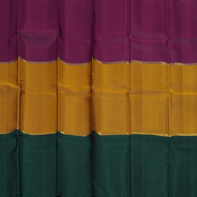 Hayagrivas Handloom Pure Kanjivaram Silk Saree in Stunning Mubagam KBE317E1-7