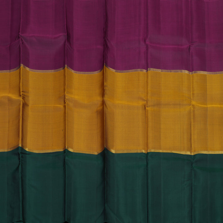 Hayagrivas Handloom Pure Kanjivaram Silk Saree in Stunning Mubagam KBE317E1-7