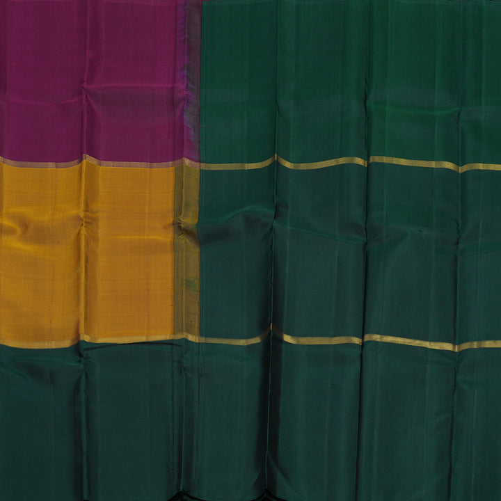 Hayagrivas Handloom Pure Kanjivaram Silk Saree in Stunning Mubagam KBE317E1-7