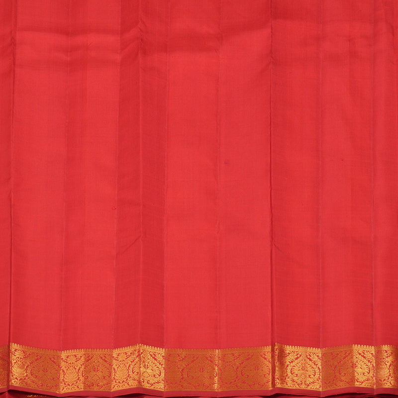 Hayagrivas Red Handloom Kanjivaram Silk Saree KBE319E5-1