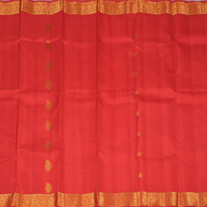 Hayagrivas Red Handloom Kanjivaram Silk Saree KBE319E5-1