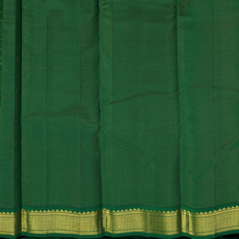 Hayagrivas Handloom Pure Kanjivaram Silk Saree in Enchanting Red with Yellow Checks KBE326E6-1