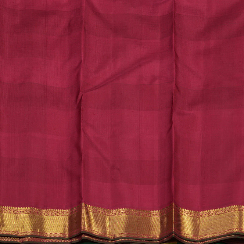 Hayagrivas Handloom Multi Color Checks Kanjivaram Silk Saree KBE329E1-1