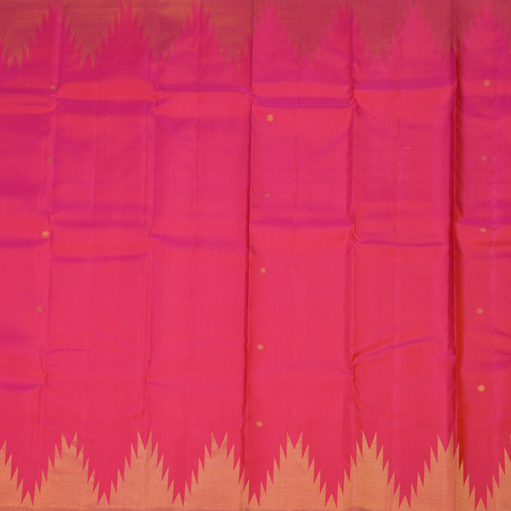 Hayagrivas Reddish Pink Handloom Kanjivaram Silk Saree KBE330E5-2
