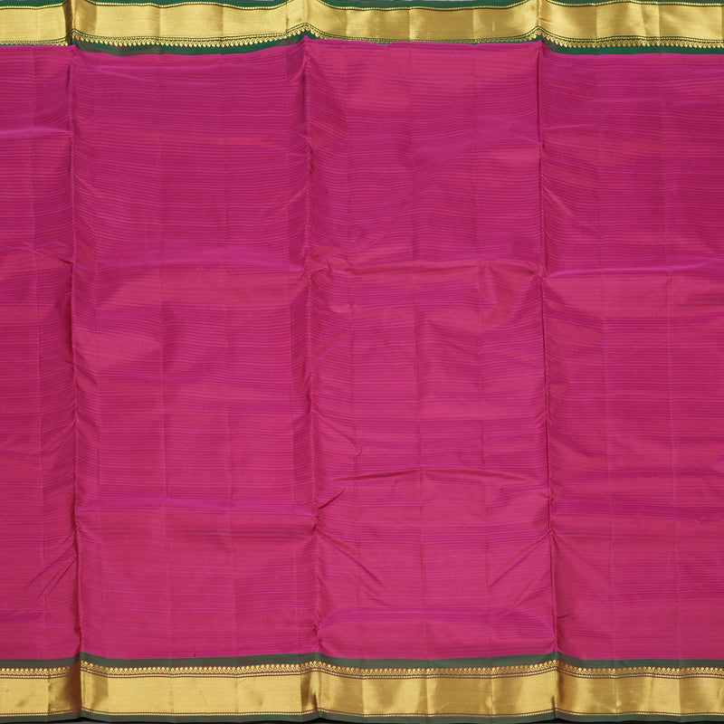 Hayagrivas Handloom Kanjivaram Ten Yards Silk Saree in Attractive Pink KBE332E2-7