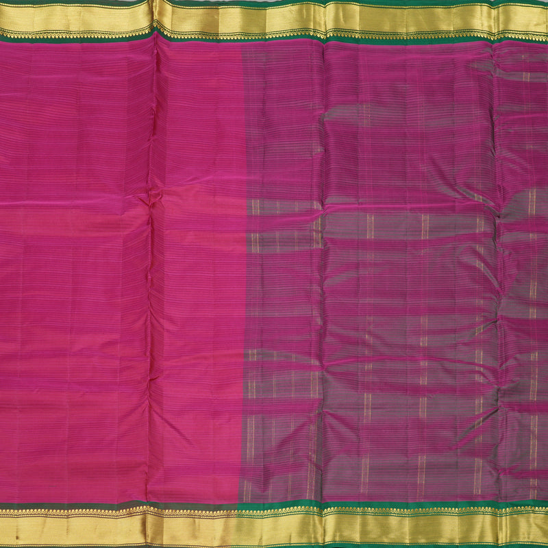 Hayagrivas Handloom Kanjivaram Ten Yards Silk Saree in Attractive Pink KBE332E2-7