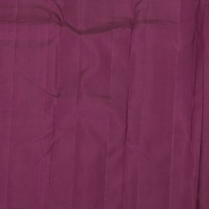 Hayagrivas Handloom Kanjivaram silk saree in Dark purple KBE348E2-1
