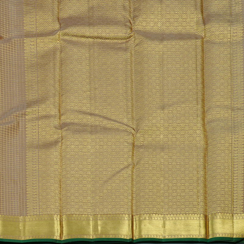 Hayagrivas Sandal Beige Handloom Kanjivaram Silk Saree KBE34D2-1