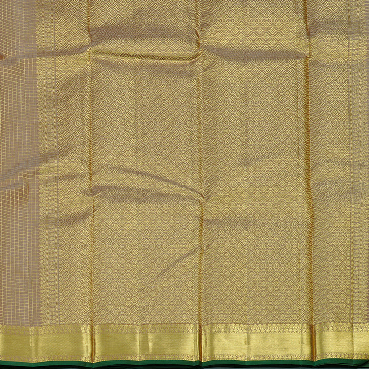 Hayagrivas Sandal Beige Handloom Kanjivaram Silk Saree KBE34D2-1