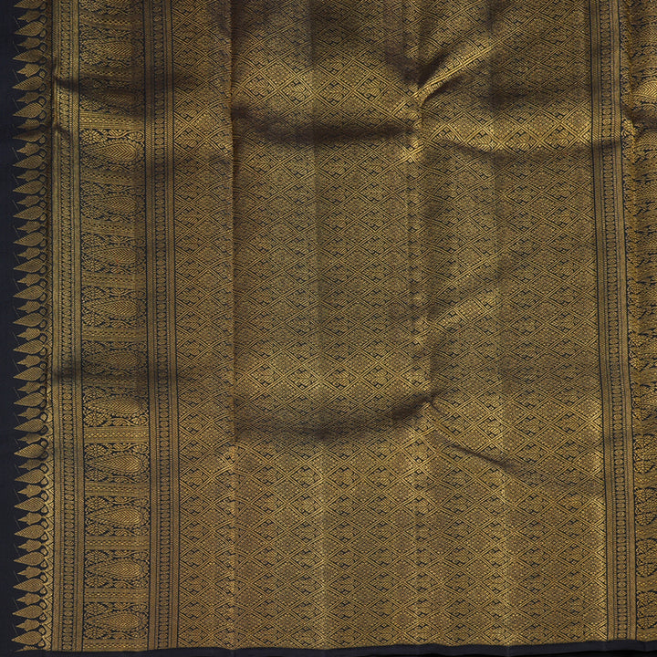 Hayagrivas Handloom Pure Kanjivaram Silk Saree in Artistic Multi Colour Checks KBE356E13-1