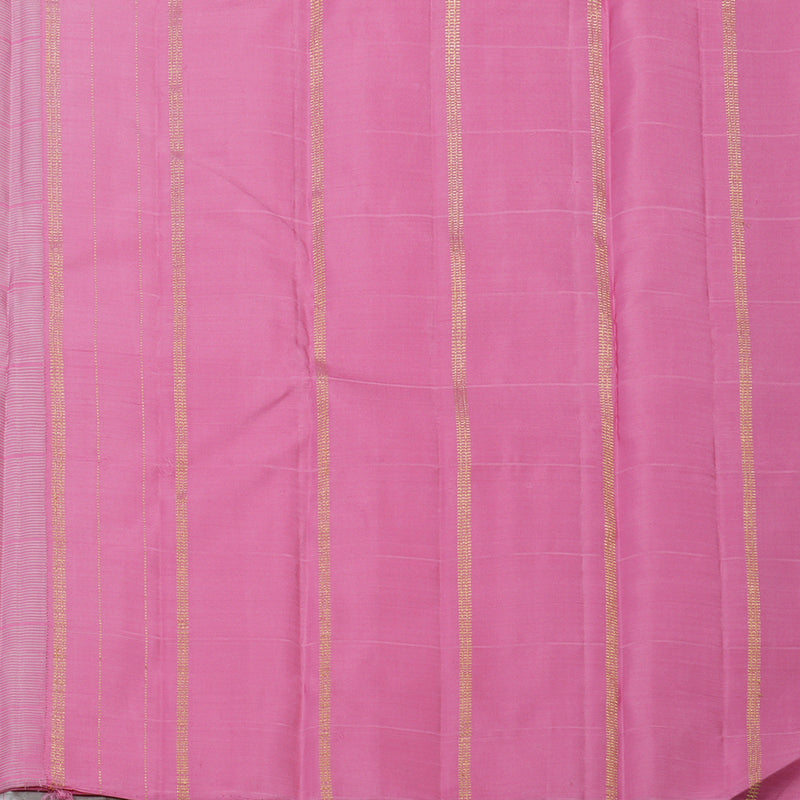 Hayagrivas Handloom kanjivaram silk saree in Silverish grey KBE358E3-1