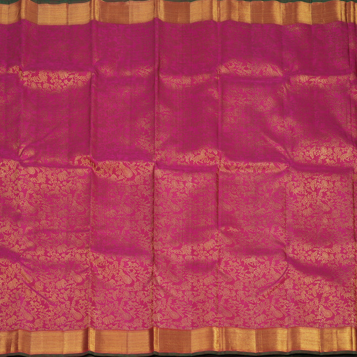 Hayagrivas Handloom Pink Kanjivaram Silk Saree KBE359E7-1