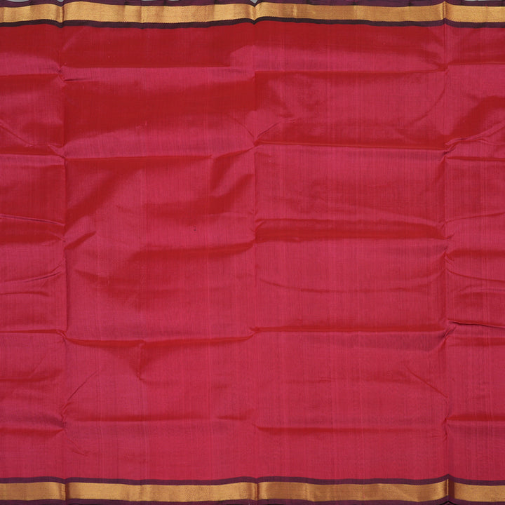 Hayagrivas Handloom Pure Silk Cotton Saree in Dark Pink KBE363E1-2