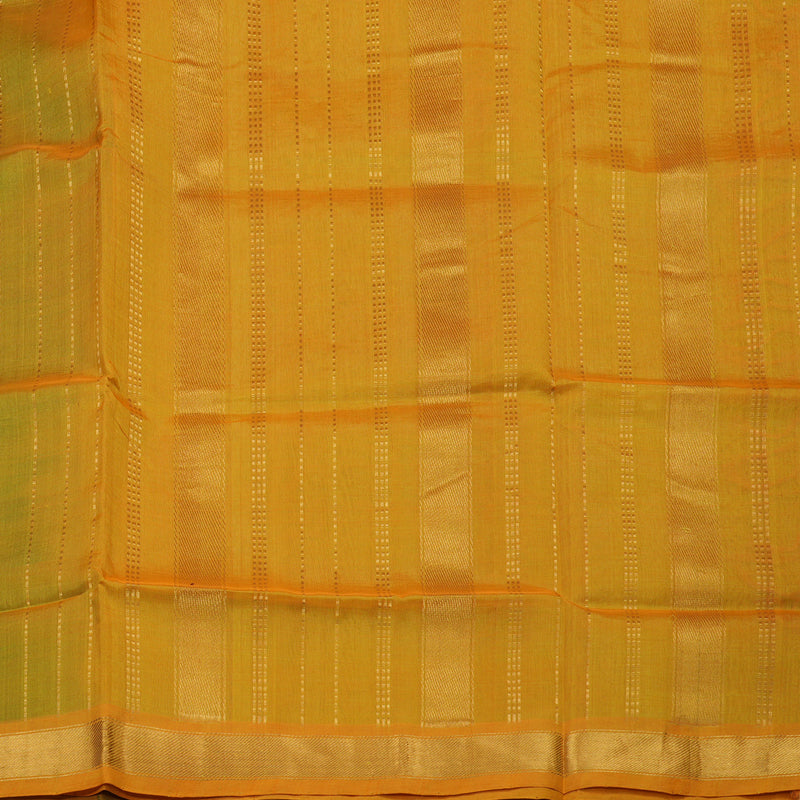 Hayagrivas Handloom Pure Silk Cotton Saree in Bottle Green KBE363E1-3