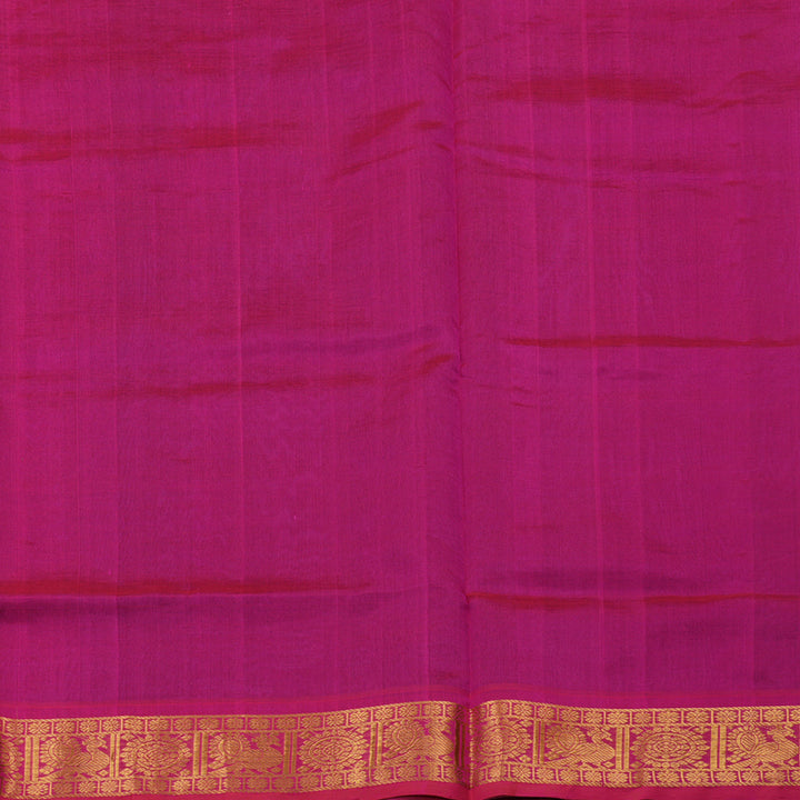 Hayagrivas Handloom Pure Silk Cotton Saree in Majestic Dark Blue KBE363E2-1