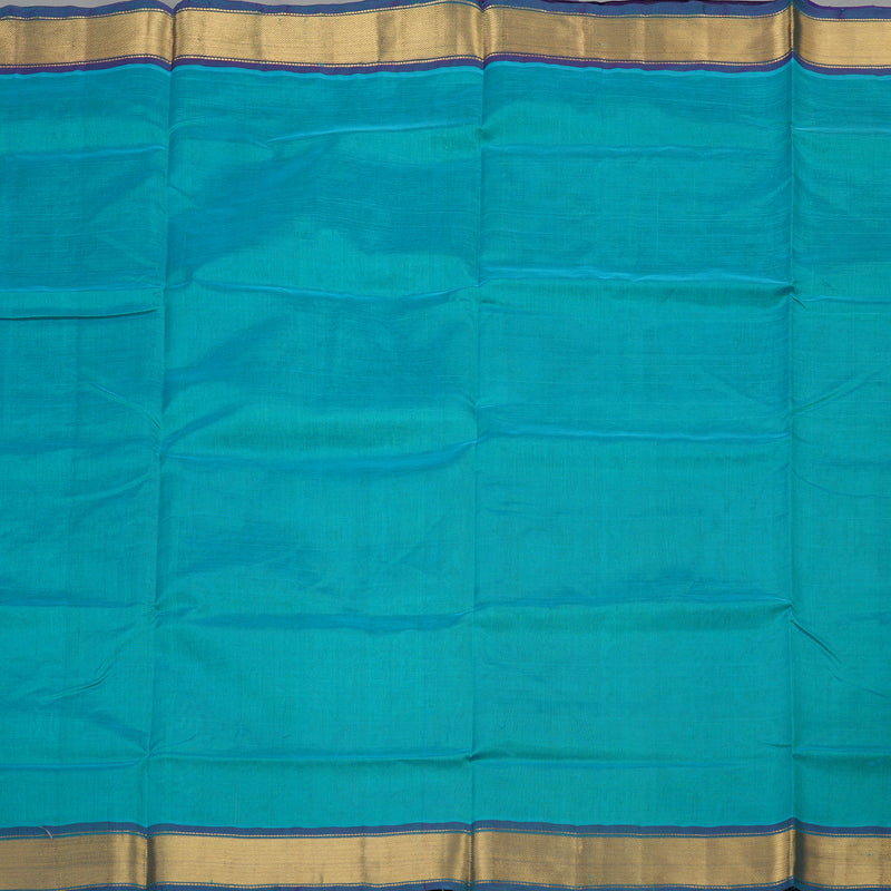 Hayagrivas Handloom Pure Silk Cotton Saree in Elegant Sky Blue KBE363E2-5