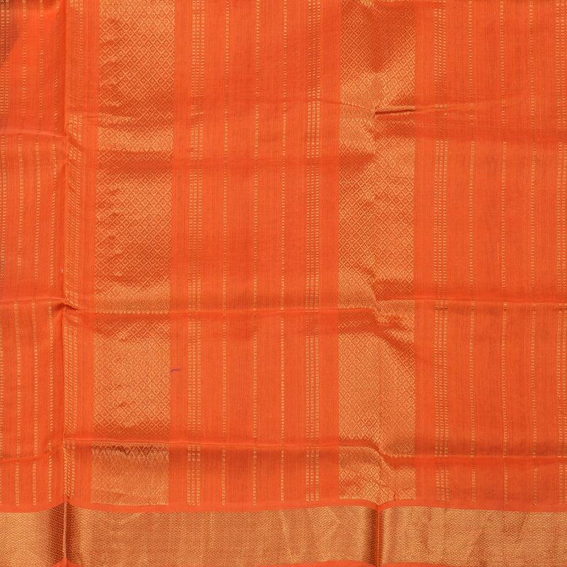 Hayagrivas Handloom Pure Silk Cotton Saree in Bold Midnight Dark Brown KBE363E2-6