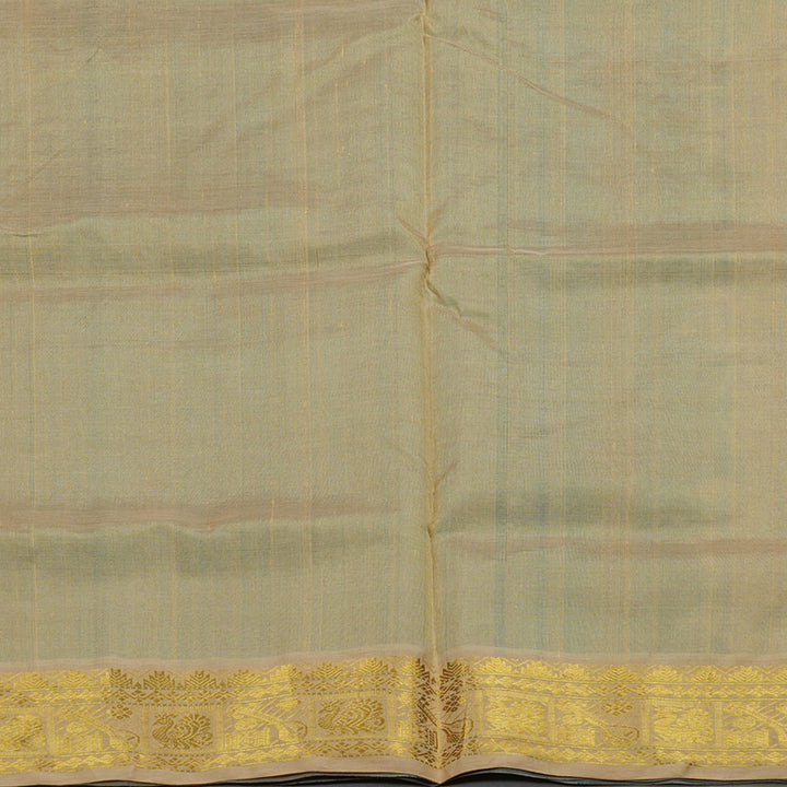 Hayagrivas Handloom Pure Silk Cotton Saree in Sea Blue KBE363E7-2