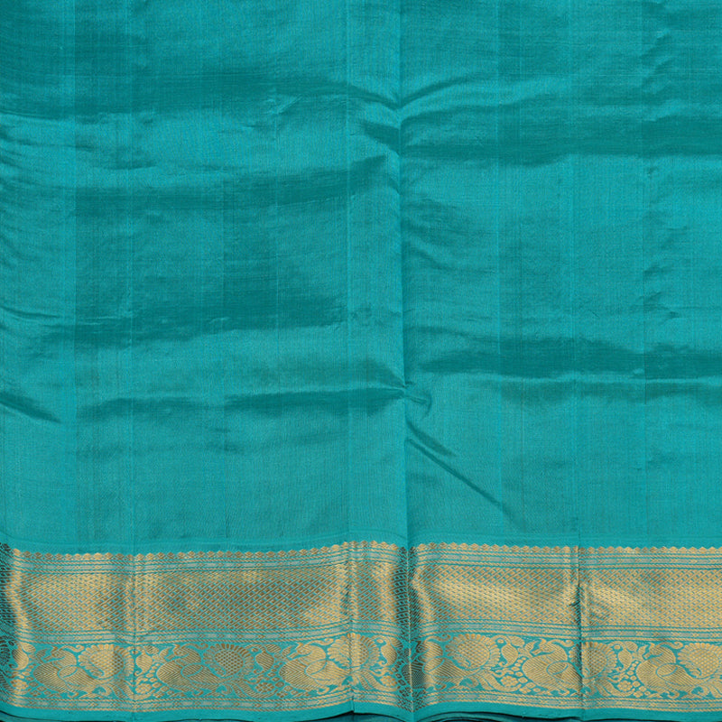 Hayagrivas Handloom Pure Silk Cotton Saree in striking Dark Brown KBE364E1-1