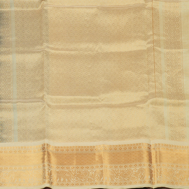 Hayagrivas Handloom Pure Silk Cotton Saree in Radiant Blue KBE364E1-4