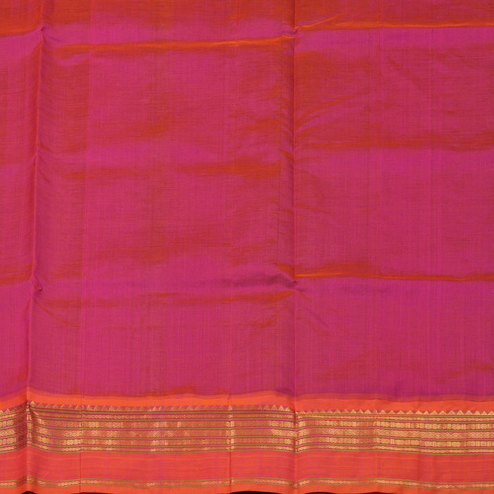 Hayagrivas Handloom Pure Silk Cotton Saree in Regal Black KBE364E10-1
