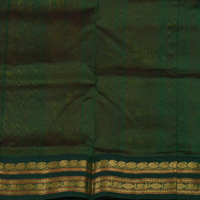 Hayagrivas Handloom Pure Silk Cotton Saree in Vibrant Honey Mustard KBE364E4-5