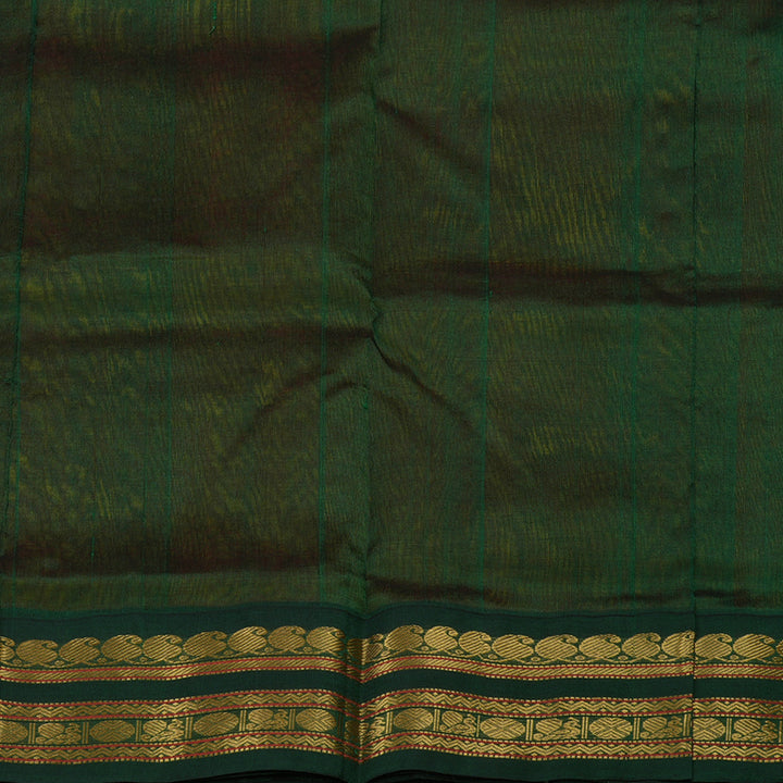 Hayagrivas Handloom Pure Silk Cotton Saree in Vibrant Honey Mustard KBE364E4-5