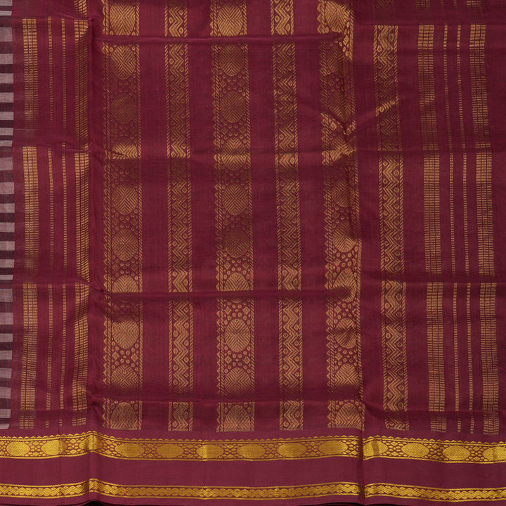 Hayagrivas Handloom Pure Silk Cotton Saree in Versatile Black and White Checks KBE364E5-3