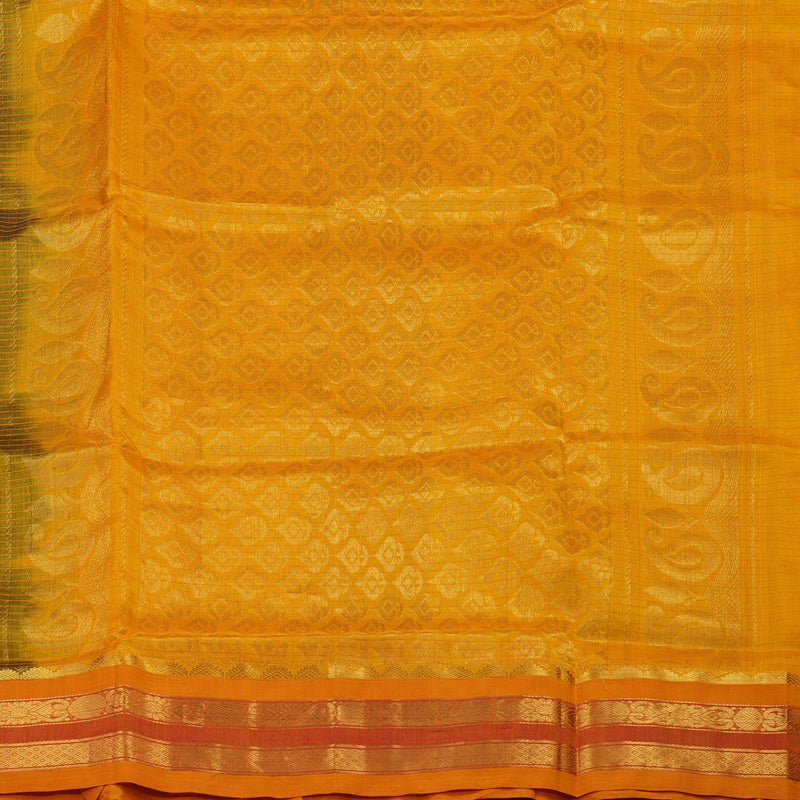 Hayagrivas Handloom Pure Silk Cotton Saree in Sophisticated Dark Grey KBE364E6-1