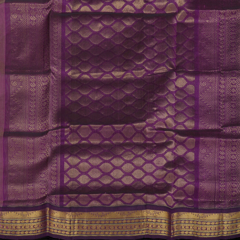Hayagrivas Handloom Pure Silk Cotton Saree in Sandal KBE364E7-3
