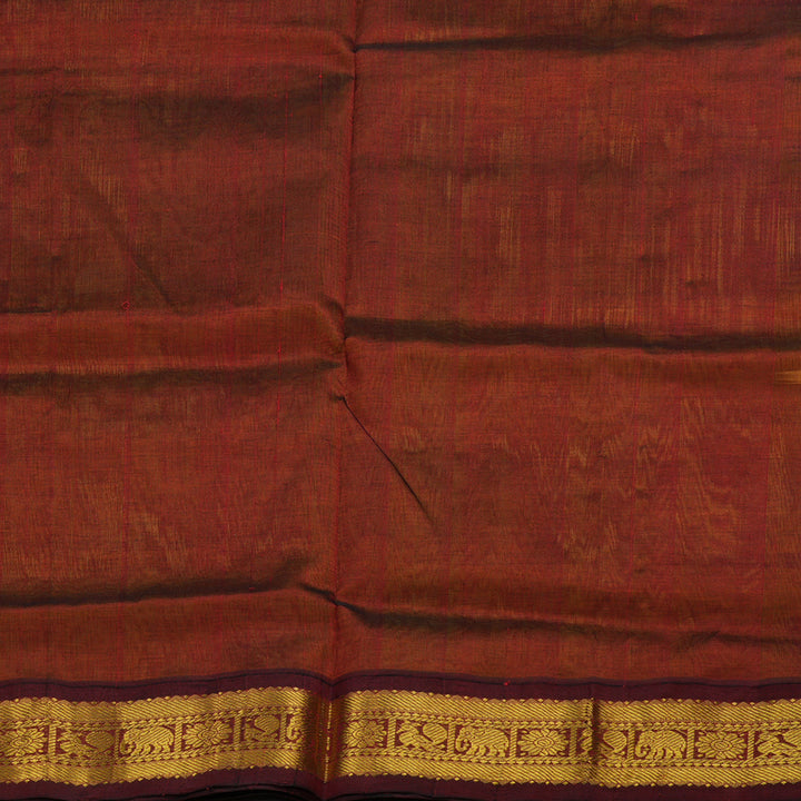 Hayagrivas Handloom Pure Silk Cotton Saree in glowing sunny Lemon Green KBE364E7-5