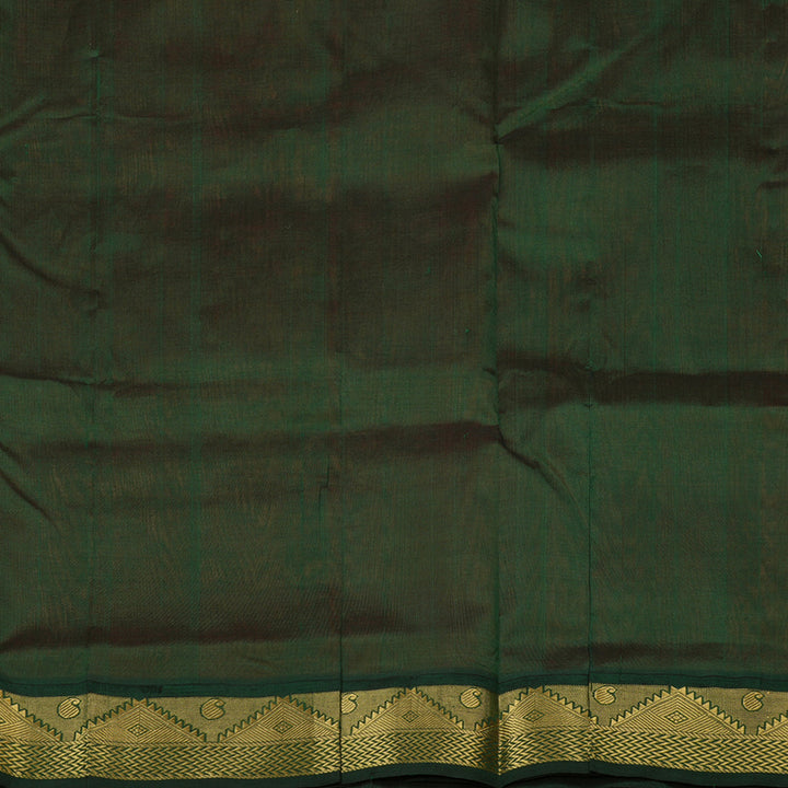 Hayagrivas Handloom Pure Silk Cotton Saree in Regal Orange KBE364E7-6