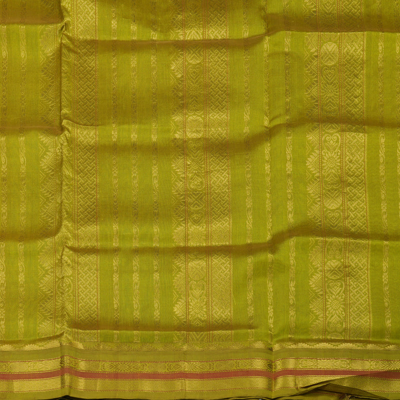 Hayagrivas Handloom Pure Silk Cotton saree in Refreshing Sea Blue KBE365E2-1