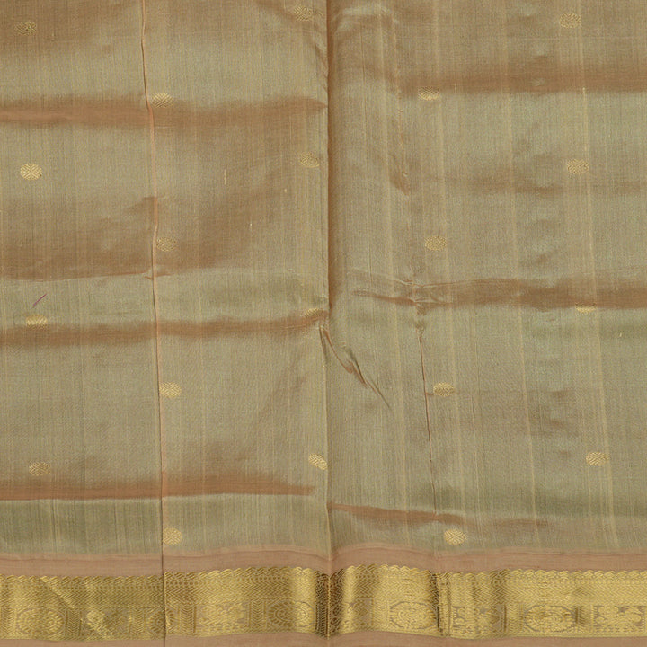 Hayagrivas Handloom Pure Silk Cotton Saree in Regal Bottle Green KBE365E4-4