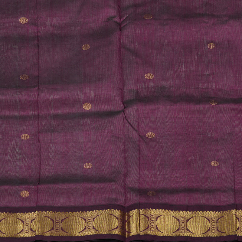 Hayagrivas Handloom Pure Silk Cotton Saree in Elegant Silver Grey KBE365E4-5