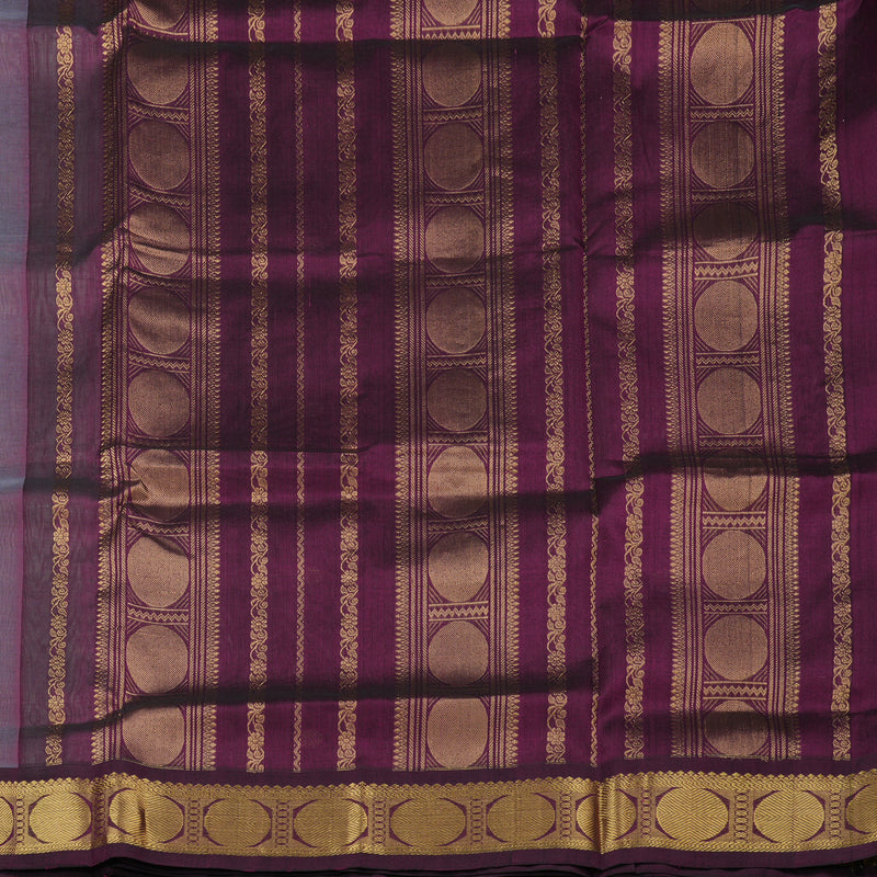 Hayagrivas Handloom Pure Silk Cotton Saree in Elegant Silver Grey KBE365E4-5