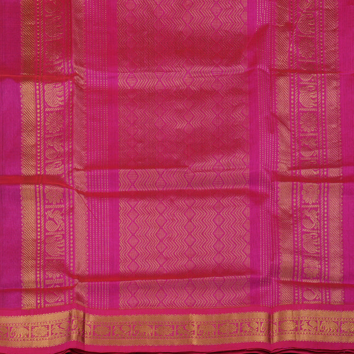Hayagrivas Handloom Pure Silk Cotton saree in Striking Elephant Grey KBE365E4-8