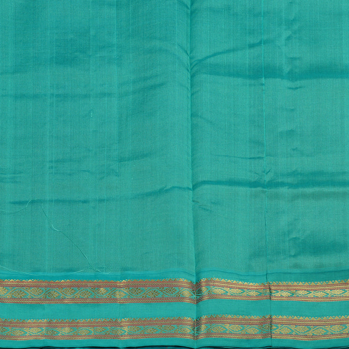 Hayagrivas Handloom Pure Silk Cotton Saree in Deep Blue KBE365E9-2
