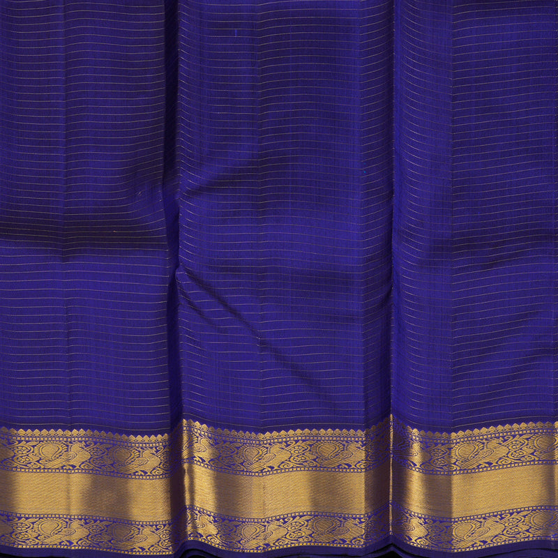 Hayagrivas Handloom Pure Kanjivaram Silk Saree in Serene Sky Blue KBE367E8-2